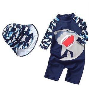 Yober Baby Boys Kids Swimsuit One Piece Toddlers Zipper Bathing Suit Swimwear